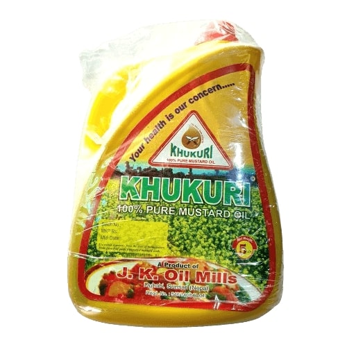 Khukuri Mustard Oil (Jar), 5ltr