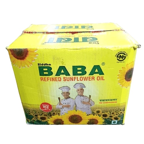 Baba Sunflower Oil, 1 Carton (10 Ltr)
