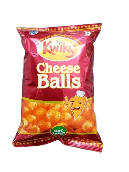 Kwiks Cheese Balls, 30gm