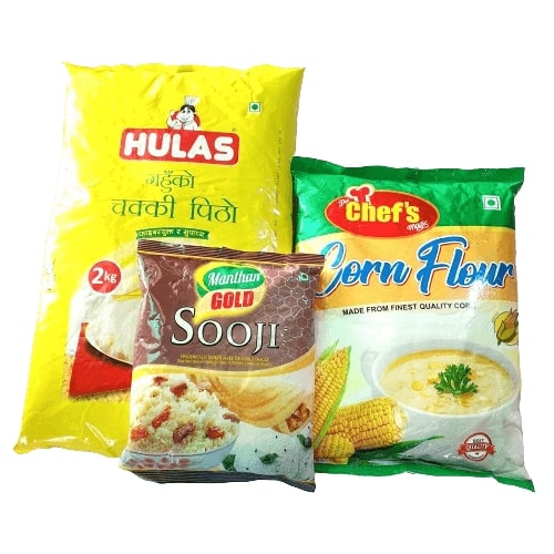 Atta, Flour & Suji(पीठो, सुजी)