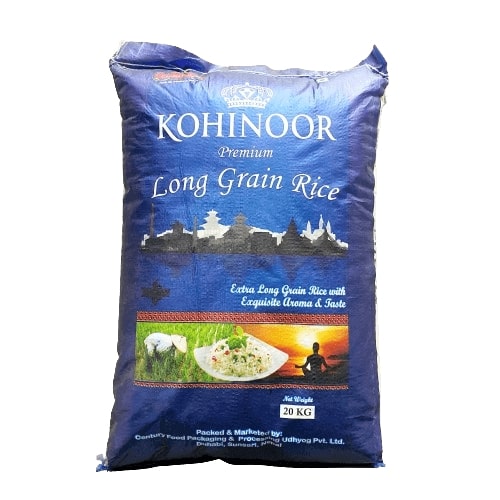 Kohinoor Premium Long Grain Rice, 20kg