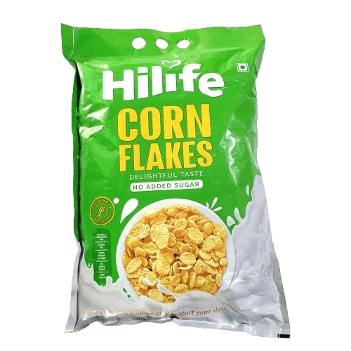 Hilife Cornflakes Delightful Taste, 450gm(Sugar Free)