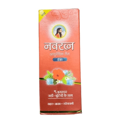 Navratna Ayurvedic Hair Oil, 45ml