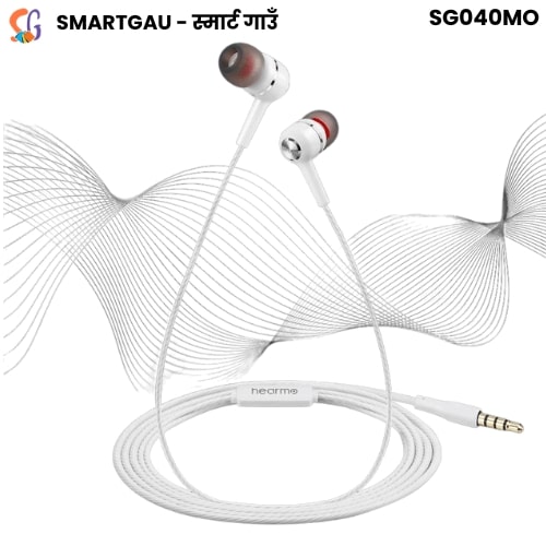 Hearmo Earfit Dhoon | Premium Durable Wired Earphones | In line Mic