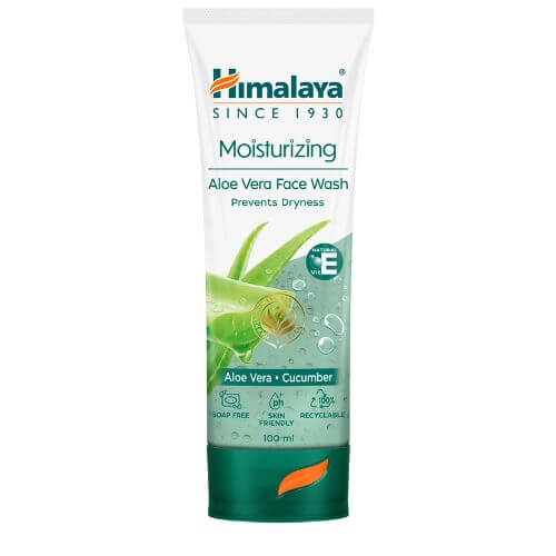 Himalaya Moisturizing Aloe Vera Face Wash, 100ml