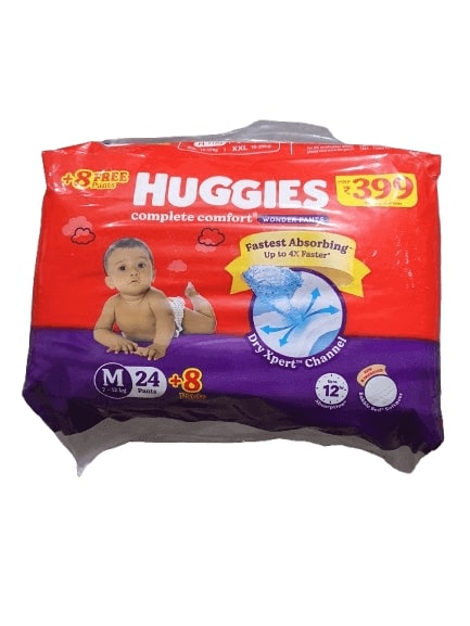 Huggies Wonder Pants Medium (7-12kg), 32 pants